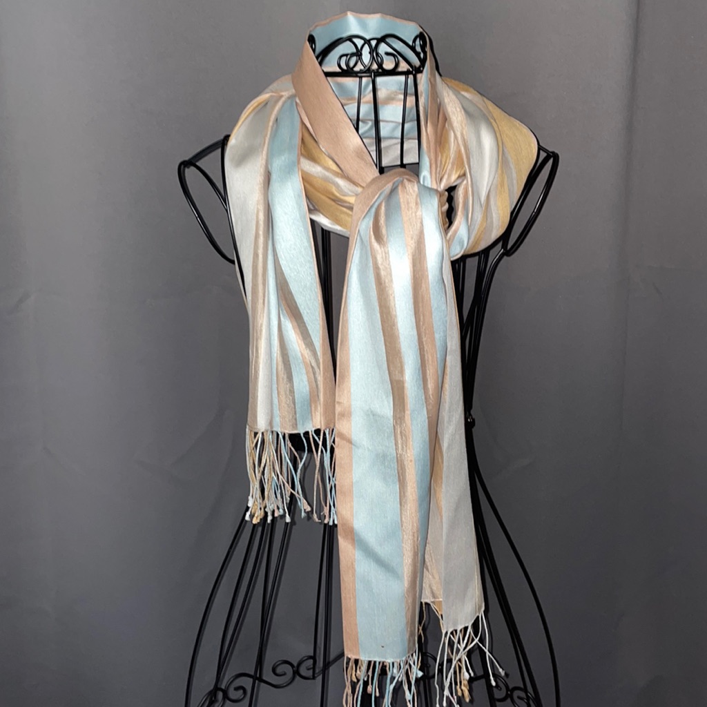 Nwot Vintage Sayami 100 Silk Scarf